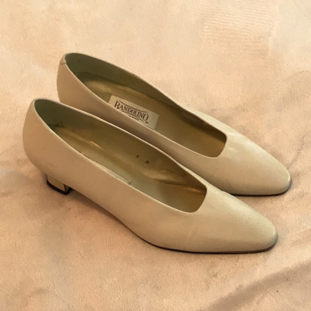 Pumps -1 inch heel - 9M cream color